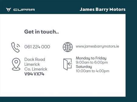 2025 Cupra Leon * 2.0TDi 150HP DSG * JAMES BARRY MOTORS 061-224000 * €45,500