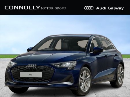 2026 Audi A3 €419 p/m - SPORTBACK SE TDI 116 BHP 6-SPEED €44,450