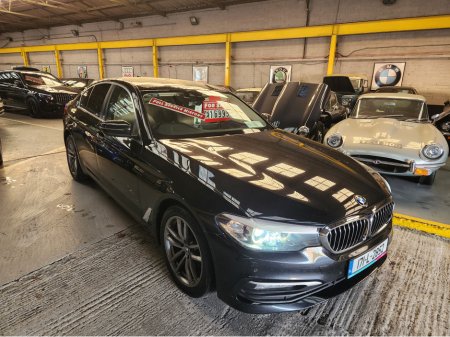 2017 BMW 5 Series D SE G2 JC32 4DR AUTO// NEW MODEL FINISHED IN BLACK METALLIC WITH BEIGE LEATHER//NEW SHAPE// AMAZING VALUE FULL BMW SSERVICE HISTORY//FRESH NCT MARCH 2027// €14,999