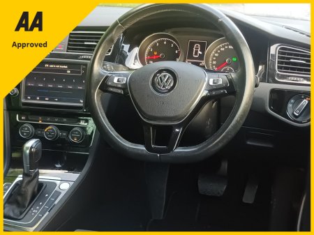2016 Volkswagen Golf 1.4 TSI HIGHLINE AUTOMATIC SPORTS VELOUR INTERIOR SPORTS ALLOYS  WIND DEFLECTORS LARGE TOUCH SCREEN RADIO FACTORY IMMOBILISER CRUISE CONTROL FRONT & REAR DASHCAM JUST FULLY SERVICED 2 YEARS NCT €16,949 thumbnail