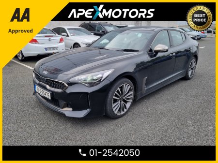 2019 Kia Stinger FINANCE ARRANGED * GT-LINE S CRDI IS * TOP-SPEC  * EVERY EXTRA * NEW NCT JUL-27 * STAMPED SERVICE HISTORY * AA APPROVED * 101 SAFETY CHECKLIST * AUTOMATIC (DSG) * IMMACULATE * HEATED SEATS * COOLING €32,949