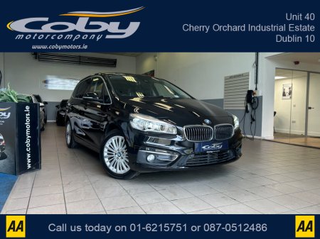 2015 BMW 2 Series Gran Tourer 1.5 Auto 7 Seater . New NCT, 2Keys, Alloy Wheels, Dual Climate Control, Full Electrics, Sat Nav, Parking Sensors, Reverse Camera, Cruise Control, Bluetooth, Full Leather, CD, Lane Departure  and more. €15,950