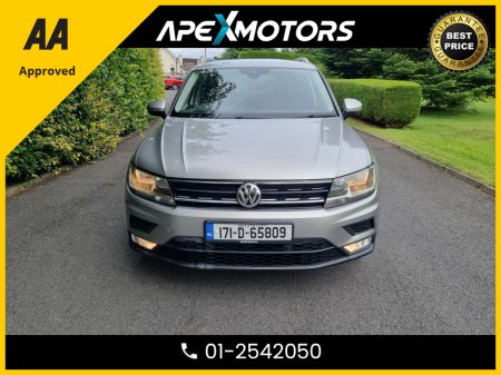 2017 Volkswagen Tiguan FINANCE ARRANGED * 2.0 TDI SE NAV BLUEMOTION 150PS 5DR * NEW NCT MAY-27 * STAMPED SERVICE HISTORY * AA APPROVED * 101 SAFETY CHECKLIST * IMMACULATE * HEATED SEATS * COLOUR REVERSE CAMERA * 01-2542050 €18,449