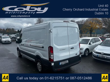 2020 Ford Transit 350L TRND 2.0 130PS RWD 3DR. €15950 Plus VAT, New NCT With Purchase, Cruise Control, Air Conditioning & Heating, MFSW, Bluetooth, Handsfree, Front & Rear Parking Sensors, Full Electrics, 2x Rear Doors €15,950