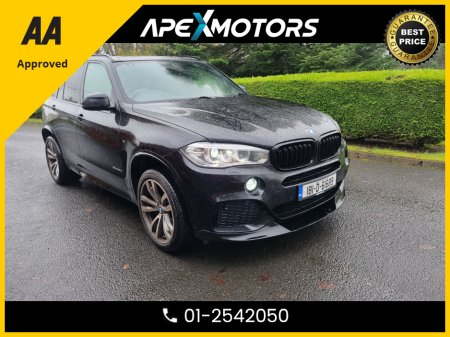2018 BMW X5 FINANCE ARRANGED * X-DRIVE 30D M SPORT AUTO * 4WD * 7-SEATER * NEW NCT DEC-27 * IMMACULATE * 8-STAMPS SERVICE HISTORY * AA APPROVED * 101 SAFETY CHECKLIST * AUTOMATIC * HEATED SEATS * COLOUR REVERSE €49,949