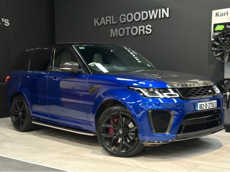 2018 Land Rover Range Rover Sport 5.0 V8 SVR 550BHP COMMERCIAL €59,950