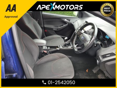 2018 Ford Focus FINANCE ARRANGED * ST-LINE 120PS 5DR * NEW NCT OCT-27 * ONE OWNER FROM NEW * IMMACULATE * STAMPED SERVICE HISTORY * AA APPROVED * 101 SAFETY CHECKLIST * HEATED SEATS * COLOUR REVERSE CAMERA * TOP-SPEC €12,449 thumbnail