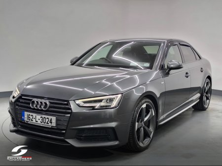 2016 Audi A4 (162) S-LINE 2.0 TDI 190PS AUTOMATIC BLACK PACK €18,995