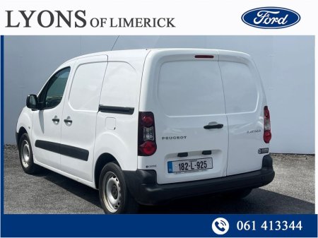 2018 Peugeot Partner PARTNER ACTIVE 1.6 BLUE HDI 75-Price Quoted does NOT include VAT €7,317