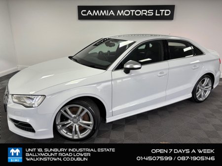 2016 Audi S3 AUDI S3 QUATTRO 300BHP*HALF LEATHER ALCANTARA SEATS*REVERSE CAMERA*BLUETOOTH AUDIO*FINANCE AVAILABLE TRADE INS WELCOME* €22,500