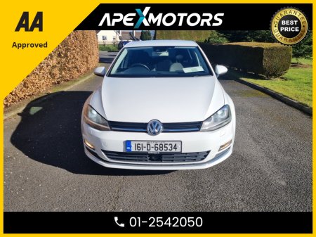 2016 Volkswagen Golf FINANCE ARRANGED * 1.4 TFI HIGHLINE * AUTOMATIC (DSG) * AA APPROVED  * 101 SAFETY CHECKLIST * 12-MONTH ROADSIDE ASSIST  * IMMACULATE (AS NEW )  * TOP-SPEC 5DR HATCH * LOW LOW MILES * ADAPTIVE CRUISE €15,449