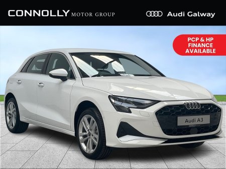 2025 Audi A3 €329 p/m PCP 2.0TDI SB SE 116BHP - ADAPTIVE CRUISE- COMFORT PACK €38,750