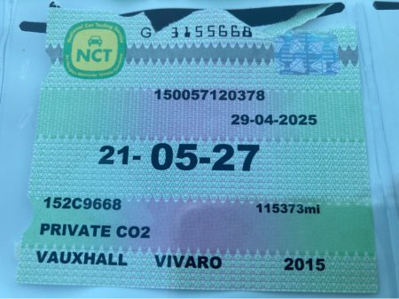 2015 Opel Vivaro  €29,950