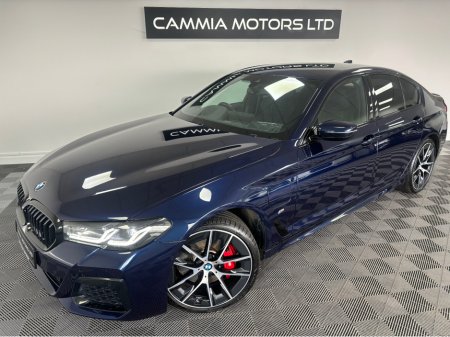 2021 BMW 5 Series BMW 5 SERIES 530E PLUG IN HYBRID PRO PACK M-SPORT*HEATED LEATHER ELECTRIC MEORY ADJUSTABLE BUCKET SEATS*AMBIENT LIGHTING*HEATED STEERING WHEEL*PARK ASSIST & 360 CAMERAS*HARMAN KARDON*FINANCE AVAILABLE €39,950