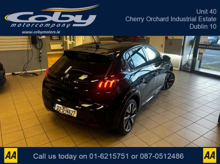 2021 Peugeot 208 E GT 136BHP 50KWH 4DR AUTO. New NCT done before collection, Alloy Wheels, Half Leather, Mirror Link, Cruise Control, Climate Control, Reverse Camera, WFSW, Parking Sensors, USB / USBC and more. €18,950