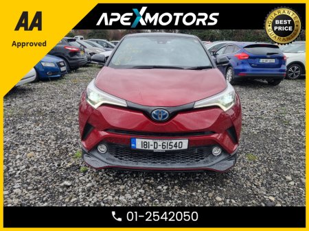 2018 Toyota C-HR FINANCE ARRANGED * NEW NCT DEC-27 * IMMACULATE * STAMPED SERVICE HISTORY * AA APPROVED * 101 SAFETY CHECKLIST * AUTOMATIC * HEATED SEATS * COLOUR REVERSE CAMERA * TOP-SPEC 5DR HATCH * LOW LOW KMs * CR €19,749