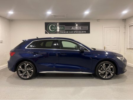 2025 Audi A3 S LINE 40 1.5 TFSI E S-A SPORTBACK 204BHP***MEGA SPEC***TECH PACK***NEW MODEL (133 KM RANGE ) ***PREMIUM CARS IN THE NORTH EAST**** €43,950