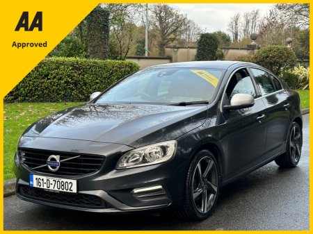 2016 Volvo S60 2.0 D3 R-DESIGN *PRISTINE EXAMPLE*SERVICE HISTORY*2 KEYS*AA APPROVED €13,999