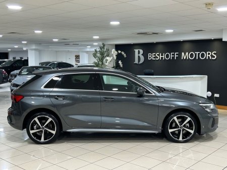 2024 Audi A3 40 TFSIe S-LINE SPORTBACK=LOW MILES//HUGE SPEC=NAPPA LEATHER//FULL AUDI SERVICE HISTORY=241 REG=ONLY €150 ANNUAL ROAD TAX//TAILORED FINANCE PACKAGES A €36,995