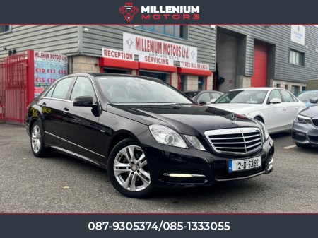 2012 Mercedes-Benz E Class 220 TOP SPEC LOW KMS €9,600