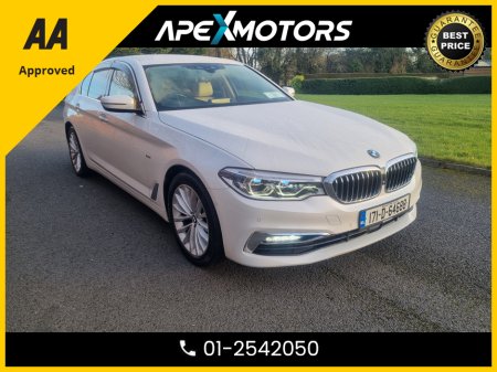2017 BMW 5 Series FINANCE ARRANGED * FULLY LOADED WITH EXTRAS * LEATHER POWERED AND HEATED SEATS * AA APPROVED * 101 SAFETY CHECKLIST * AUTOMATIC (DSG) * IMMACULATE * HEATED SEATS ( FRONT and REAR) * CAMERA FWD and REV €23,949