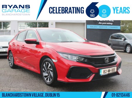 2018 Honda Civic 1.0 125BHP SMART 5DR  **LOW MILEAGE** €18,450
