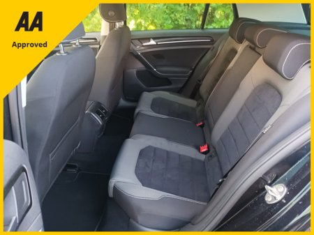 2016 Volkswagen Golf 1.4 TSI HIGHLINE AUTOMATIC SPORTS VELOUR INTERIOR SPORTS ALLOYS  WIND DEFLECTORS LARGE TOUCH SCREEN RADIO FACTORY IMMOBILISER CRUISE CONTROL FRONT & REAR DASHCAM JUST FULLY SERVICED 2 YEARS NCT €16,949 thumbnail