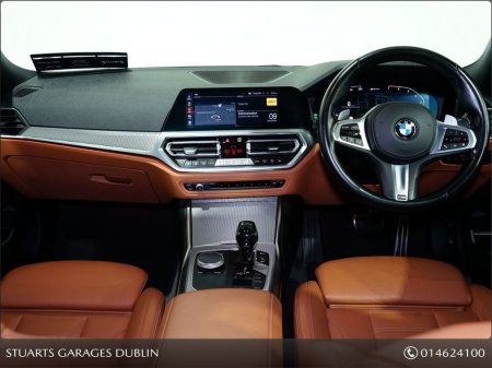 2021 BMW 3 Series 330 G20 E M Sport 4DR Auto CARBON BLACK WITH CONGAC LEATHER, 18” ALLOYS, HEATED FRONT SEATS, €30,945