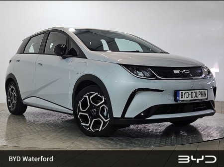 2026 BYD Dolphin *Finance Rates from 3.5%* Order Now for 261 Delivery COMFORT MODEL - 60kWh battery, 204HP, up to 427km range. Features include 360 Surround Camera, Heat Pump, Adaptive Cruise Control, Heated Seats, €33,719