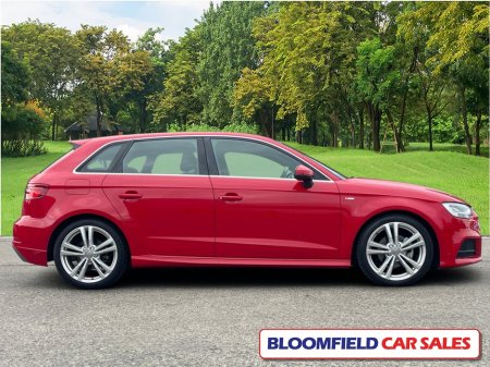 2017 Audi A3 1.4 TFSI, S-LINE, 2 YEAR NCT // IMMACULATE €18,950 thumbnail
