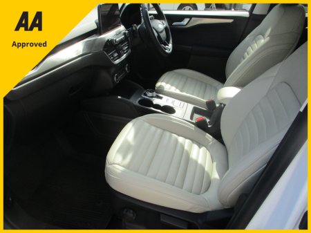 2021 Ford Kuga TITANIUM HEV HIGH SPEC WITH FRONT AND REAR CAMERA ,PARKING SENSORS, FULL HEATED CREAM LEATHER SEATS AND STEERING WHEEL WITH ONLY  41889 KMS FULLY SERVICED, 12 MONTHS AA AND 12 MONTHS WARRANY!! €29,950