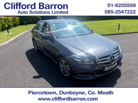 2013 Mercedes-Benz E Class Auto 200 CDI BLUE EFFICIENCY AVANTGARDE F/L 4DR AUTO €12,500