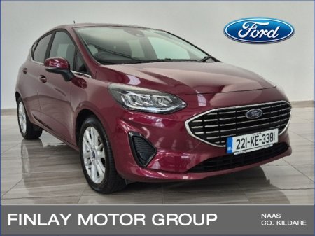 2022 Ford Fiesta 1.0T EcoBoost 100PS Titanium 6 spd €17,650