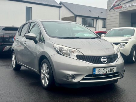 2016 Nissan Note 1.2 SC SV CVT Auto | Irish Car | Low Running Costs €7,950 thumbnail