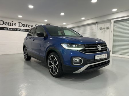 2019 Volkswagen T-Cross (192) T CROSS 1.0TSI DSG LOW KMS 1ST PLUS VW/AUDI SPECIALISTS WWW.DENISDARCYCARS.IE €20,950