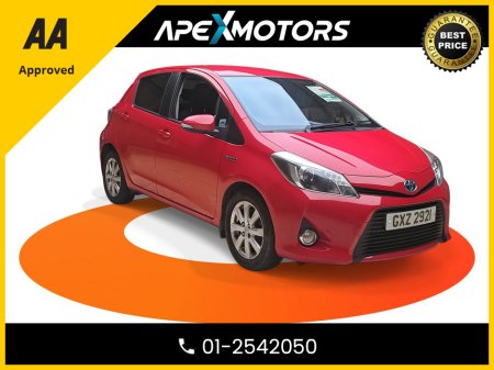 2014 Toyota Yaris FINANCE ARRANGED * TOP-SPEC HYBRID ICON + PLUS * NEW NCT OCT-26 * PETROL HYBRID * AA APPROVED * 101 SAFETY CHECKLIST * AUTOMATIC * IMMACULATE * COLOUR REVERSE CAMERA * CRUISE CONTROL 01-2542050