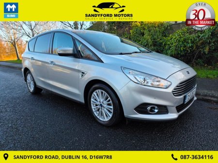 2017 Ford S-Max 2.0 TDCI Zetec 150PS 5DR Auto €14,950