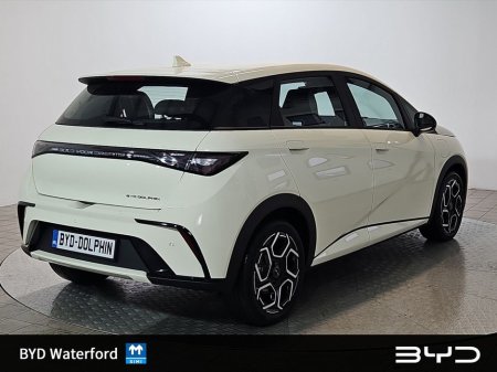 2026 BYD Dolphin *Finance Rates from 3.5%* Order Now for 261 Delivery COMFORT MODEL - 60kWh battery, 204HP, up to 427km range. Features include 360 Surround Camera, Heat Pump, Adaptive Cruise Control, Heated Seats, €31,160