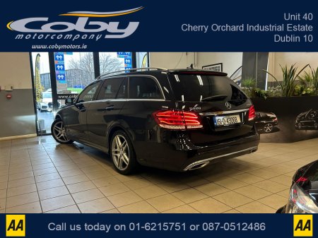 2015 Mercedes-Benz E Class E220 BLUETEC AMG LINE 5DR AUTO CDI. New NCT, Alloy Wheels, 2Keys, Cruise Control, Full Leather, Dual Climate Control, Sat Nav, BT, Full Electrics, Parking Sensors,Heated Seats, MFSW, Handsfree, & more €17,950