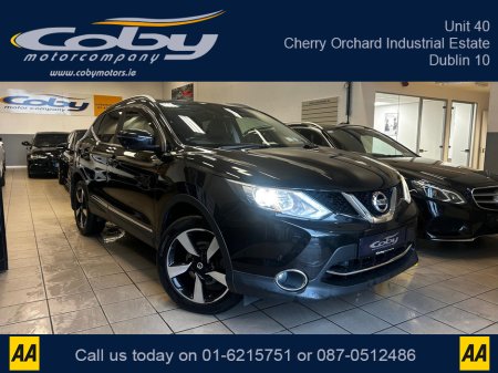 2017 Nissan Qashqai 1.5 Top Spec SV PREMIUM '17 5DR. NCT,Full Leather, Alloy Wheels, MFSW, Full Electrics, Reverse Cam,Parking Sensors, Cruise Control, Dual Climate Control, Sat Nav, Heated Seats, Luggage Cover and m €15,950 thumbnail
