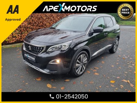 2020 Peugeot 3008 FINANCE ARRANGED * Blue HDI Allure EAT8 * AUTOMATIC * NEW NCT OCT-27 * IMMACULATE * 6-STAMPS SERVICE HISTORY * AA APPROVED * 101 SAFETY CHECKLIST * HEATED SEATS * COLOUR REVERSE CAMERA * TOP-SPEC 5DR €22,749