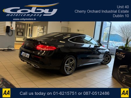 2021 Mercedes-Benz C Class C220D AMG LINE EDITION 2DR AUTO. NCT & Tax, 1/2 Leather, Sat Nav, Dual Climate Control, Heated Seats, Cruise Control, Revers Cam, Parking Sensors, Paddle Shift, BT & more. €35,950 thumbnail