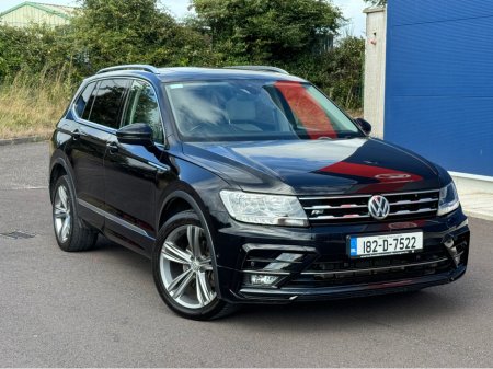 2018 Volkswagen Tiguan R Line 7 seater  2.0 TDI MANUAL 6SPEED FWD 150HP 5 5DR €29,950