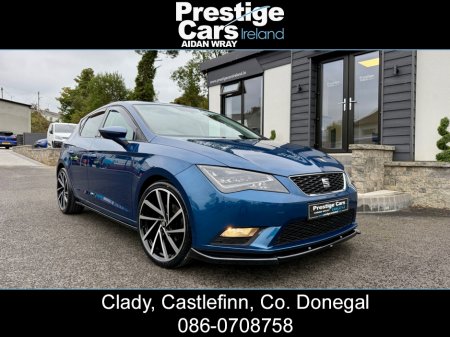2016 SEAT Leon 1.6 TDI SE DYNAMIC TECHNOLOGY,TECH PACK,IRISH REG,110BHP,METALLIC BLUE,BODY KIT,XENON LIGHTS,SAT NAV,APPLE CAR PLAY,TWO OWNERS,NCT UNTIL 09/2026,FSSH €10,995