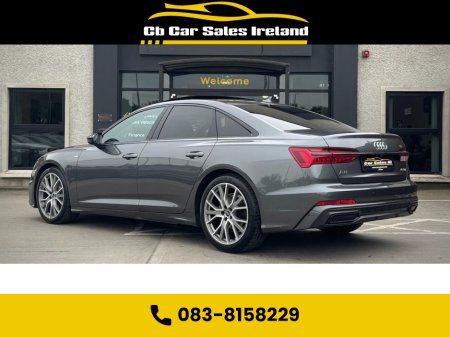 2021 Audi A6 2.0 TDI 40 Black Edition Saloon 4dr Diesel S Tronic 1 OWNER + GLASS SUNROOF + FLAT BOTTOM STEERING WHEEL €42,900