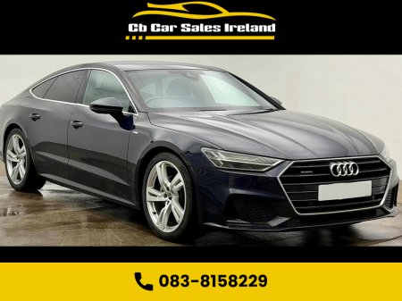 2022 Audi A7 2.0 TDI 40 S line Sportback 5dr Diesel S Tronic quattro Euro 6 (s/s) (204 ps) 1 OWNER + VIRTUAL COCKPIT + REVERSE CAMERA + HEATED SEATS €50,300