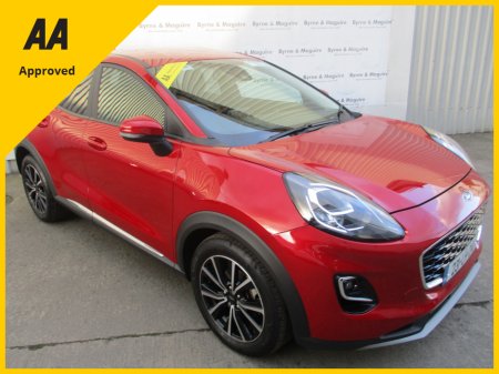 2023 Ford Puma TITANIUM 5DR 1.0T 125 MHEV ONLY 24890 KMS HIGH SPEC WITH HEATED SEATS AND STEERING WHEEL.  12 MONTHS WARRANTY AND 12 MONTHS AA COVER!! €26,950