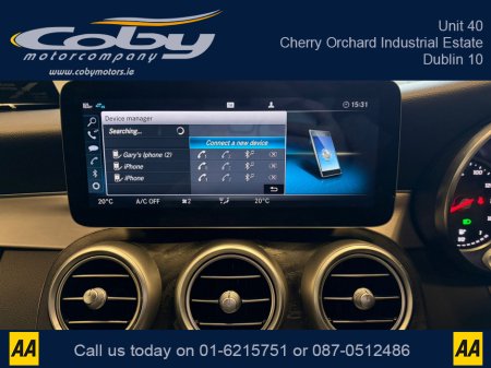 2021 Mercedes-Benz C Class C220D AMG LINE EDITION 2DR AUTO. NCT & Tax, 1/2 Leather, Sat Nav, Dual Climate Control, Heated Seats, Cruise Control, Revers Cam, Parking Sensors, Paddle Shift, BT & more. €35,950 thumbnail