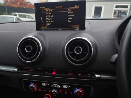 2015 Audi A3 1.4 TFSI AUTOMATIC - REV CAMERA - PARKING SENSORS - ALLOYS - LOW TAX BAND €13,950 thumbnail