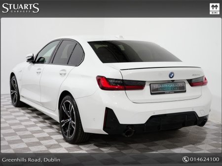 2025 BMW 3 Series *BIGGER BATTERY, PRO, TECH, VISIBILITY AND COMFORT PACK* 19.5KW BATTERY. UP TO 101KM EV RANGE: 330E M-SPORT ALPINE WHITE, ADAPTIVE LED HEADLIGHTS, A €53,945